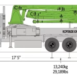 28-Meter KCP Concrete Pump KCP28ZX120