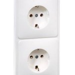 Double Sockets Flush Mounting IP20