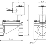 2-Way Solenoid Valve for Water (Normally Closed)